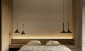 Desain kamar minimalis dengan meja lipat